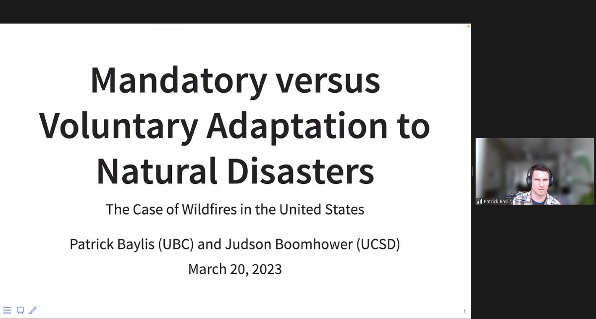 IESR_Jinan's tweet photo. We would like to extend our thanks to Professor Patrick Baylis   @pbaylis for  a talk at IESR Environmental Economics Seminar Series last week. https://t.co/P6HARLHXyy