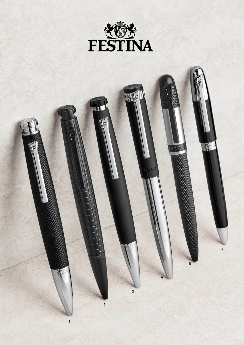 b2bgifts's tweet photo. The Festina writing instrument collection is composed of 4 strong pen silhouettes: Chronobike, Classicals, Elegance &amp; Mademoiselle. These 4 lines each have their own aesthetics
#festina #festinawatches #writinginstruments #pens #Chronobike #Prestige #Classicals #Ballpointpen https://t.co/Rp9lblfz75