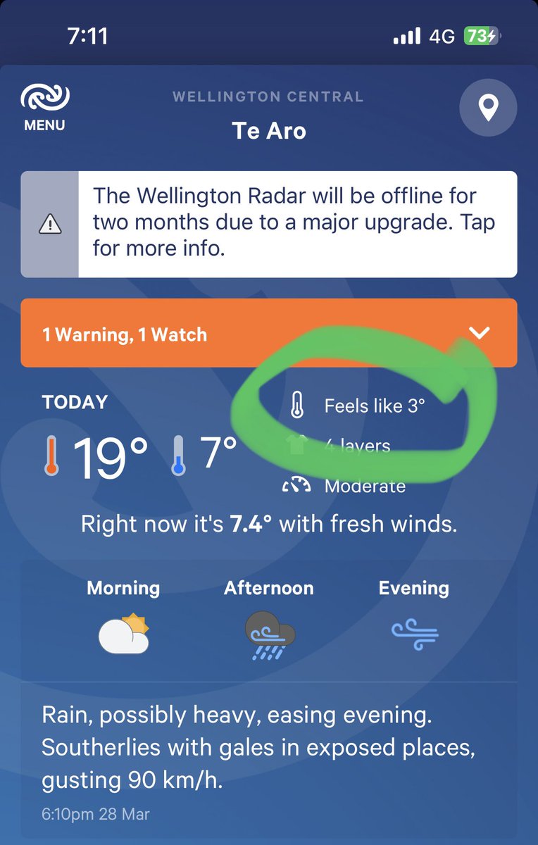 And just like that, winter arrived in Wellington. ☔️🌂