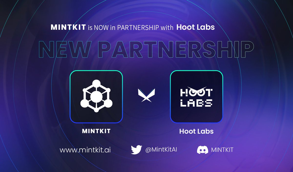 🎁 <a href="/HootLabsNFT/">Hoot Labs</a>  &amp; <a href="/MintKitAI/">MintKit</a> Giveaway 🎁

To celebrate our collaboration with <a href="/HootLabsNFT/">Hoot Labs</a> , we are launching a #giveaway campaign. 

Get NFT now: galxe.com/MintKit/campai…

#airdrop #NFT