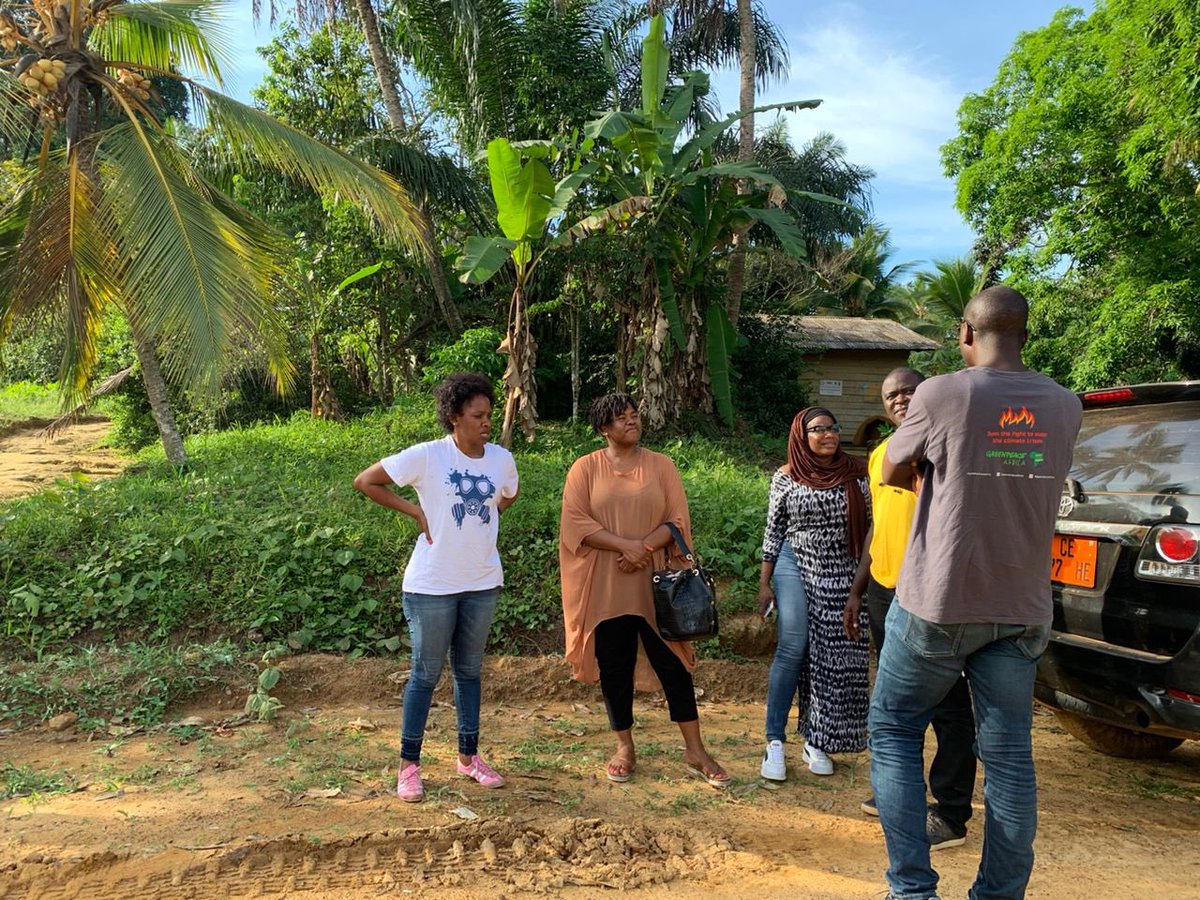 GreenpeaceAfrik's tweet photo. Actuellement, au Cameroun, la directrice exécutive de Greenpeace Afrique, @ouliechristy est en mission pour remonter les communautés africaines et elle a une vision puissante pour un avenir durable. 🙌

Soutenons-la dans sa vision! 💚

Passez-le. https://t.co/jREjqHFnt1