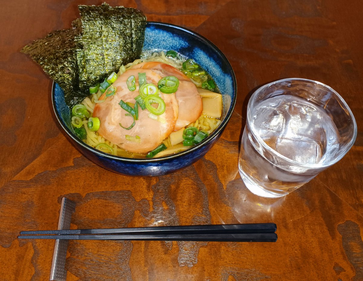 昼ごはん 柚子塩ラーメン♪