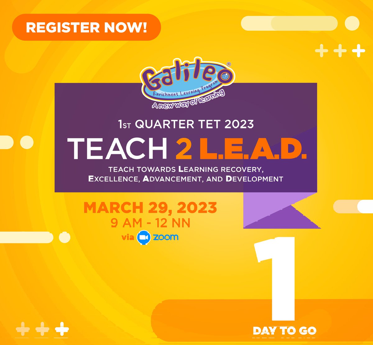 galileoenrich's tweet photo. 2023 is the year of rebuilding and recovery. To our partners in progress, see you tomorrow on our 1st Quarter Teachers' Enrichment Training! #GalileoEnrichment https://t.co/qo67HCLMNa