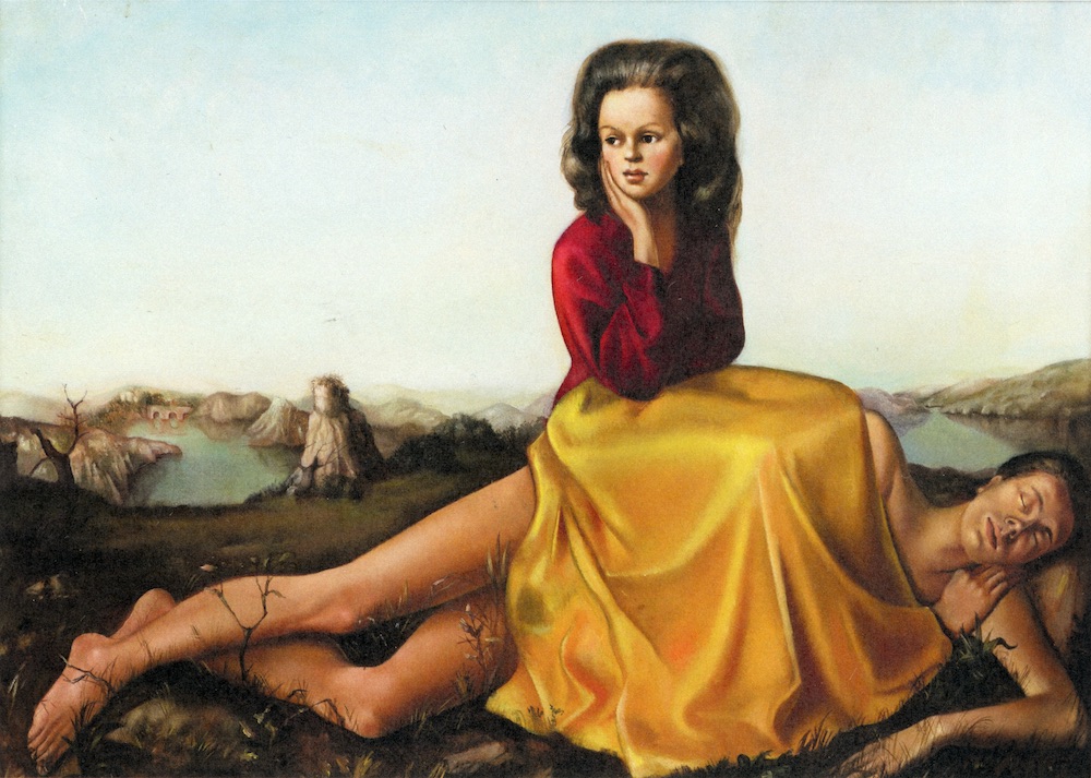 Leonor Fini - Femme assise sur un homme nu (1942)