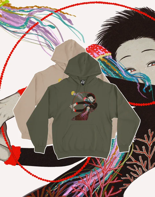 'Jellyfish' Basic Hoodie  