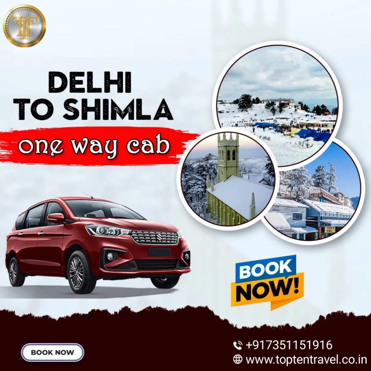 Hire a car for your trip from Delhi to Shimla and explore the scenic beauty hassle-free.
☎️ - 👉+917351151916
🌐 -www.toptentravel.co.in
#cabrentaldelhi #tempotraveller #touristbuslovers #booknowtravellater #booknow #booknow‼️ #cabbooking #tripwithfamily #tripwithlocals