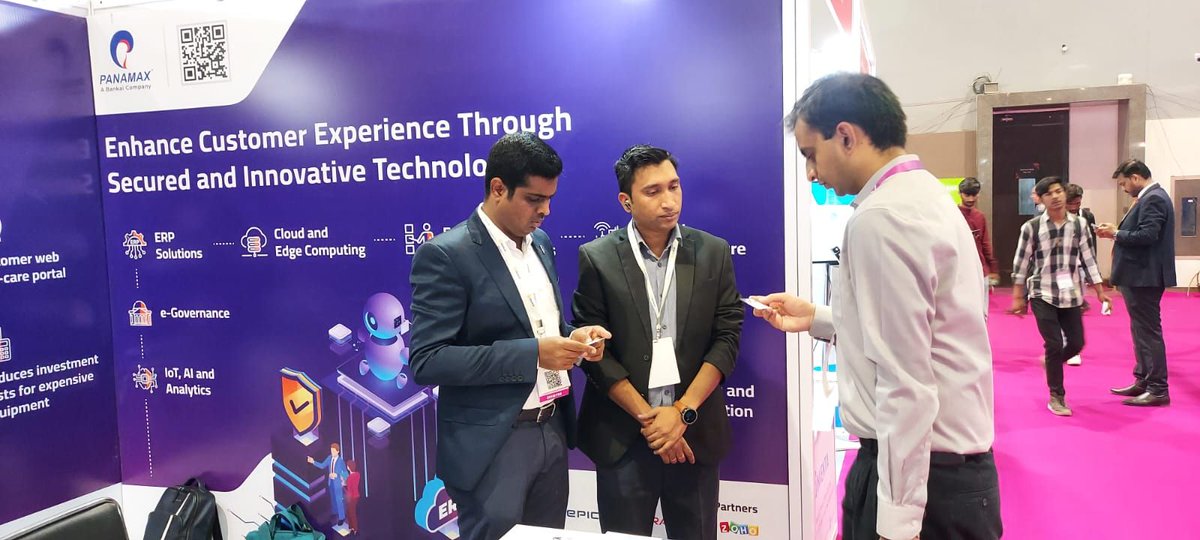 bankai_infotech's tweet photo. Day 1 is over if you missed the chance to connect with us. Spot us at Booth #B242 on Day 2 or schedule a meeting: info@panamaxinfotech.com

#Panamaxinfotech #UnlockTheFuture #CI2023 #ConvergenceIndia #consultingservices #itsolutions #india #technologysolutions #innnovation https://t.co/FxGLtzpZoY
