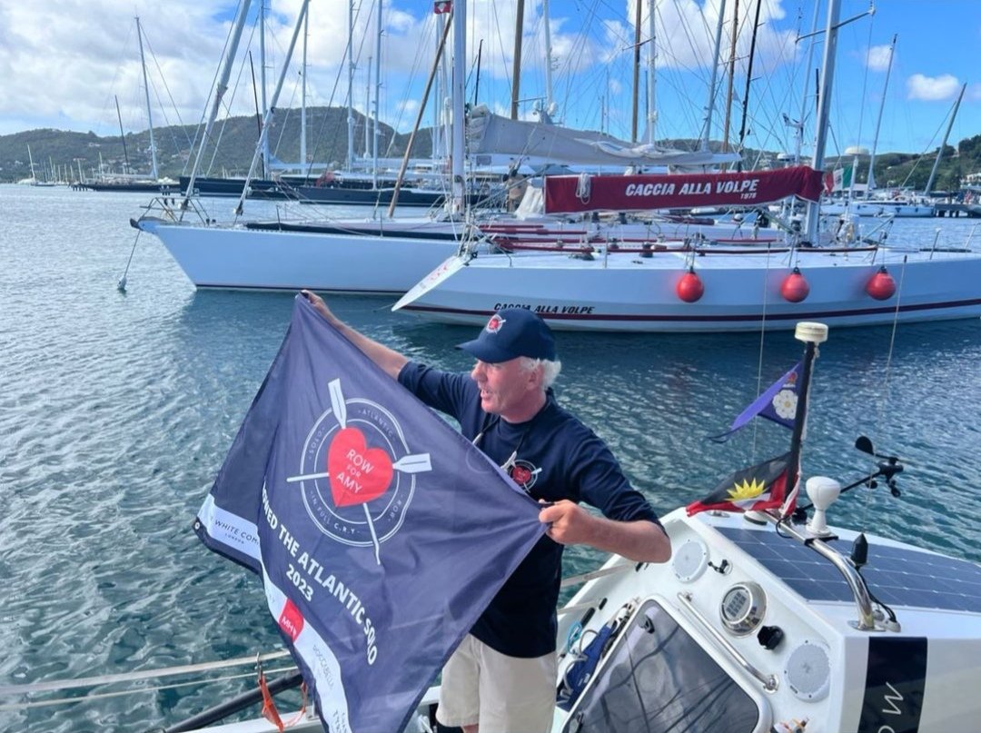 RutStamSound's tweet photo. Congratulations Andrew Osbourne from #Rutland, who's completed a 3000 mile solo crossing of the Atlantic Ocean by boat! He's raised over £140,000 for @cardiac_risk in the Young in memory of his daughter Amy, who died aged 25.
https://t.co/C0oUi2BEOJ
📷 #RowForAmy https://t.co/Xy3deB6Urh