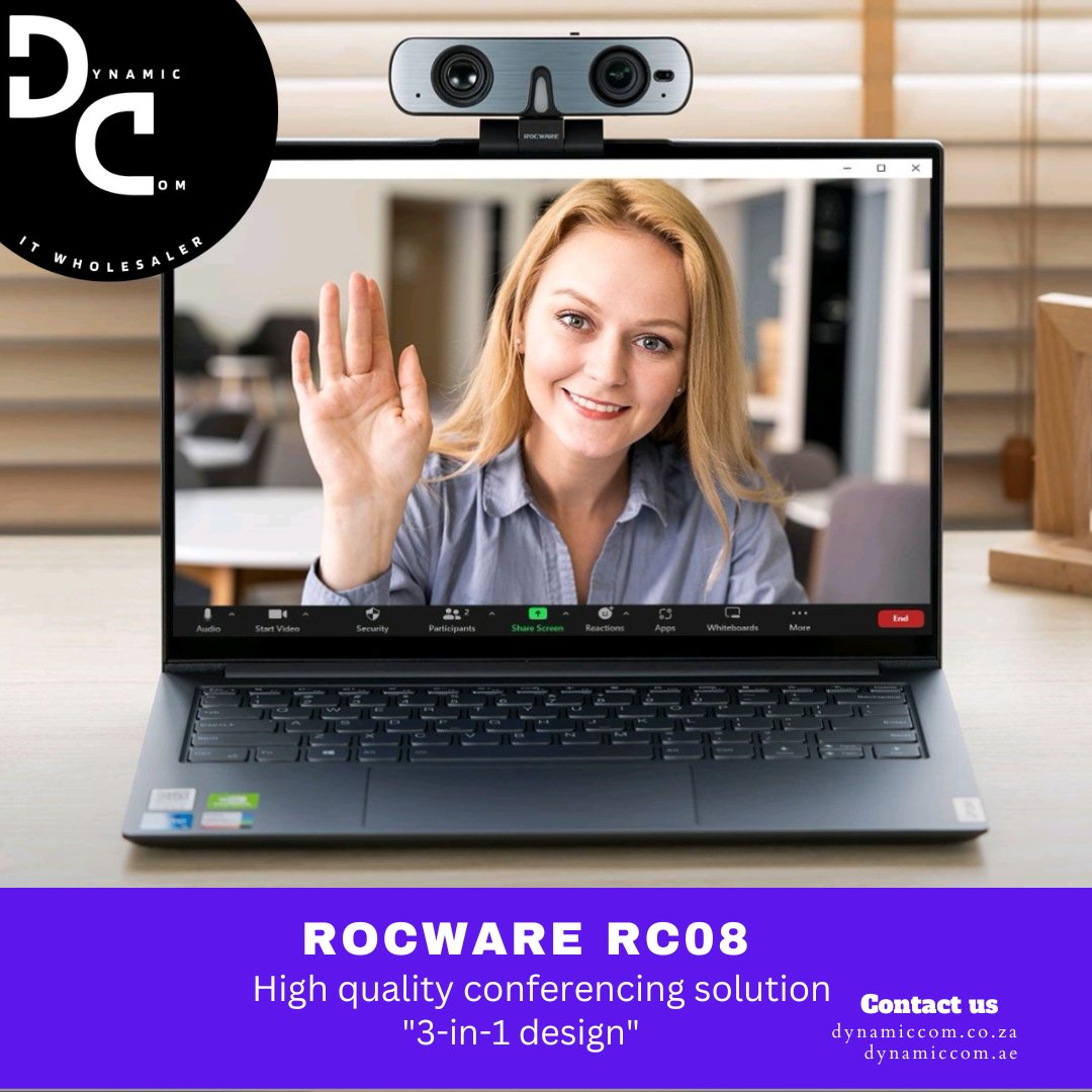 DynamiccomMEA's tweet photo. RC08 mini video soundbar is widely used for Video Conference &amp; Online Learning &amp; Live Streaming. It is your perfect office and home partner!

Get in contact with us for more information. 

#Rocware #Dynamiccom https://t.co/vjRX55eS5D
