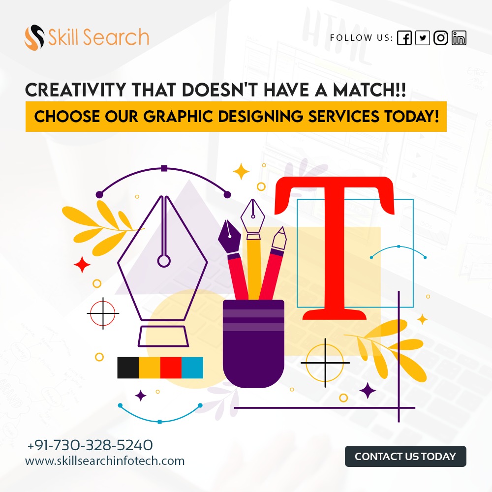 skillsearchinfo's tweet photo. Creativity That Doesn't Have a Match!! 
Choose Our Graphic Designing Services Today! 
Connect With Us: https://t.co/qXtrLRna4n
Call Or WhatsApp: +91-7303285240 
#graphicdesign #design #art #graphicdesigner #illustration #branding #logo #designer #graphic #digitalart #photoshop https://t.co/HEsTeHqaD2