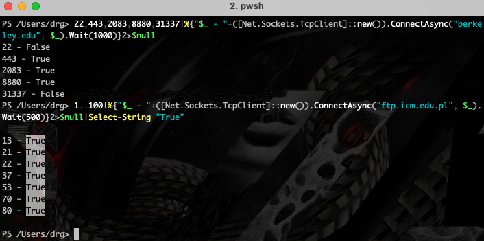 pawelmaziarz's tweet photo. - Ale jednolinijkowego skanera portów w PowerShellu to nie napiszesz..
- Potrzymaj mi piwo: https://t.co/npu62spzuH
#Powershell, #RedTeam, #Recon, #APTMForge https://t.co/hPlwxmvt04