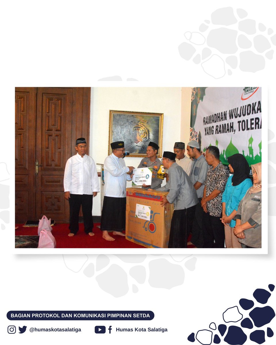 HumasSalatiga's tweet photo. @jokowi @ganjarpranowo @TajYasinMZ @Sinoeng69 #tarhim #RamadhanKareem #bulanramadhan #salatiga #Puasa2023 https://t.co/j1rzjKQs6C