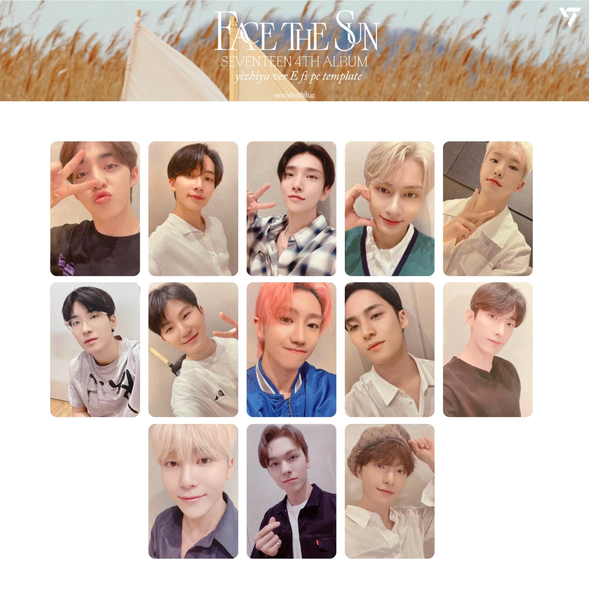 SEVENTEEN - Franny_YI SEVENTEEN OFFICIAL FACE THE SUN ALBUM YZY WITHFANS PREORDER