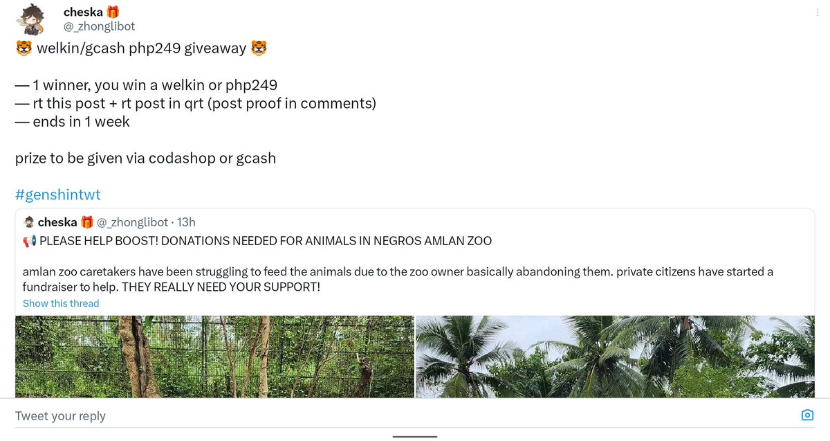 ame_badea's tweet photo. @_zhonglibot Ty for hosting! Unfortunately, I can't help it but just spreading this message. I hope morepeople help! https://t.co/ibzYmQyuKx
