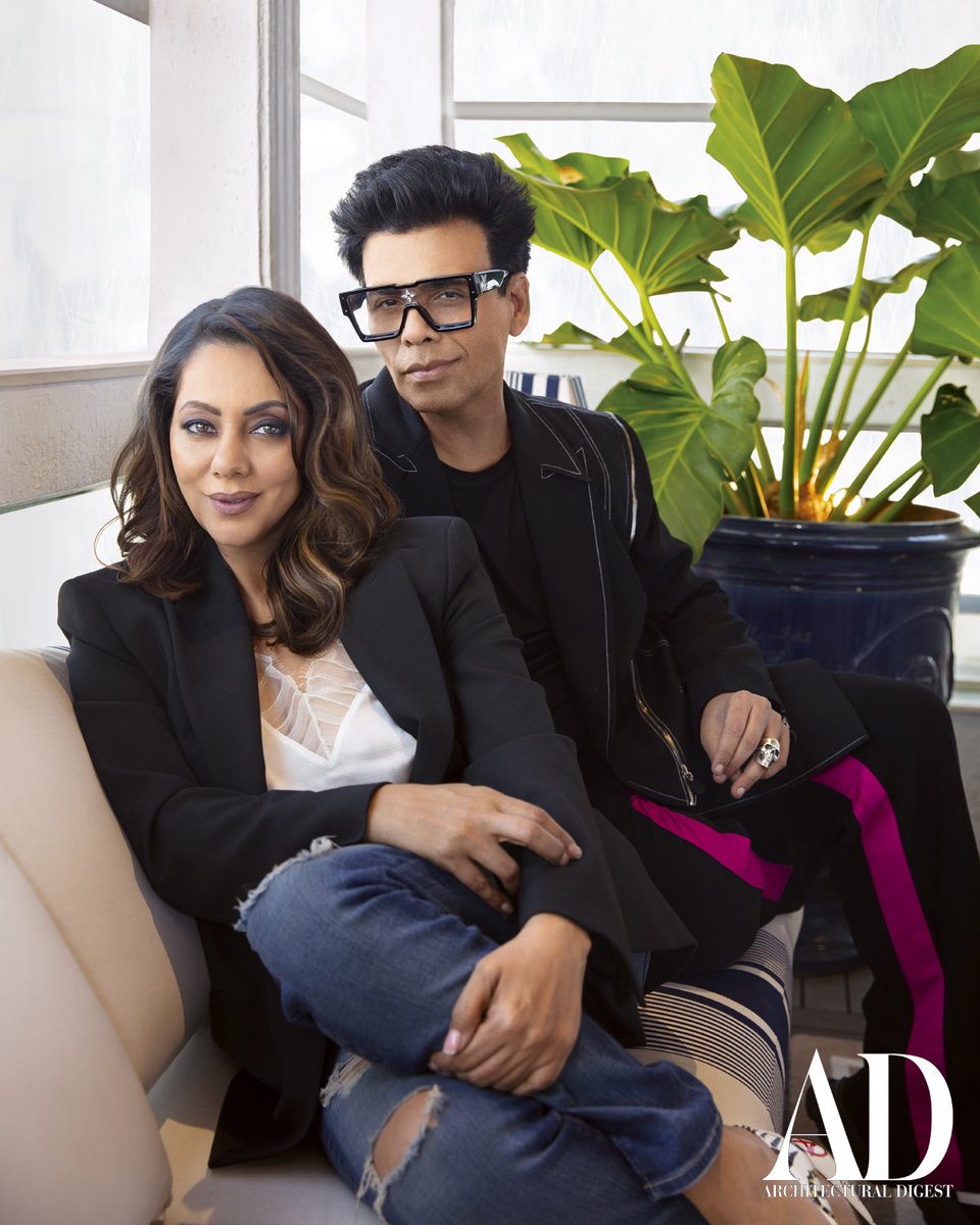 Drawing inspiration from @karanjohar’s work that he creates with his unique eye for design… here’s his newly designed bachelor pad! <a href="/ArchDigestIndia/">Architectural Digest</a>