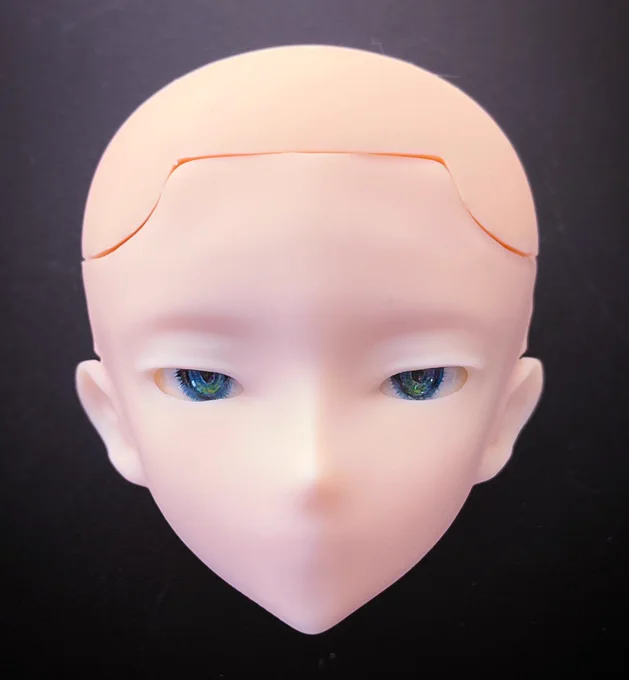 otona ver .grande用のアイキットも作ってみました立体的なので、好きな色やラメを置いてレジンでコーティングすると良いかんじになります#hakurouhead 