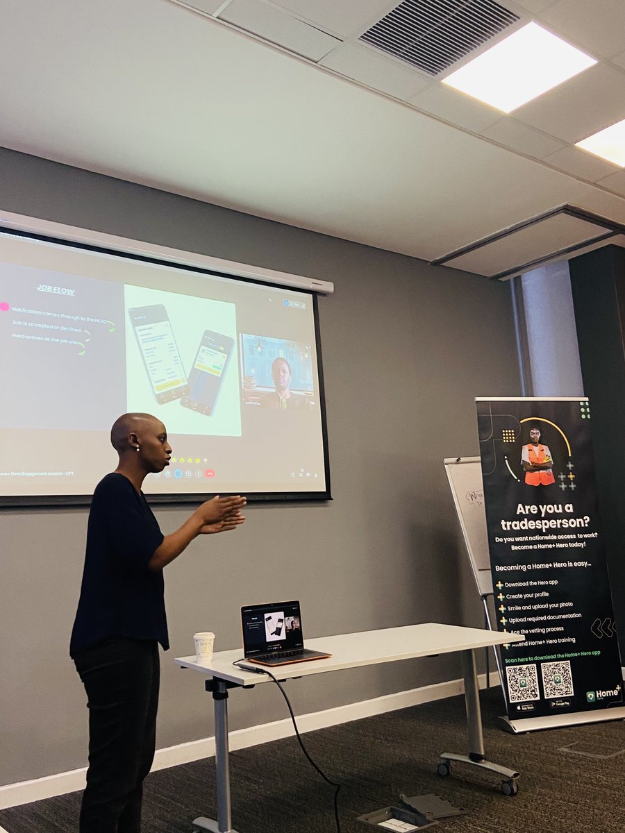 HomePlus_Africa's tweet image. Next up, Xanadu, the @HomePlus_Africa Learning &amp;amp; Development Specialist is taking the Heroes through the job work flow of completing a successful job. 💡

#HappeningNow #HomePlusHeroes #HomePlusApp