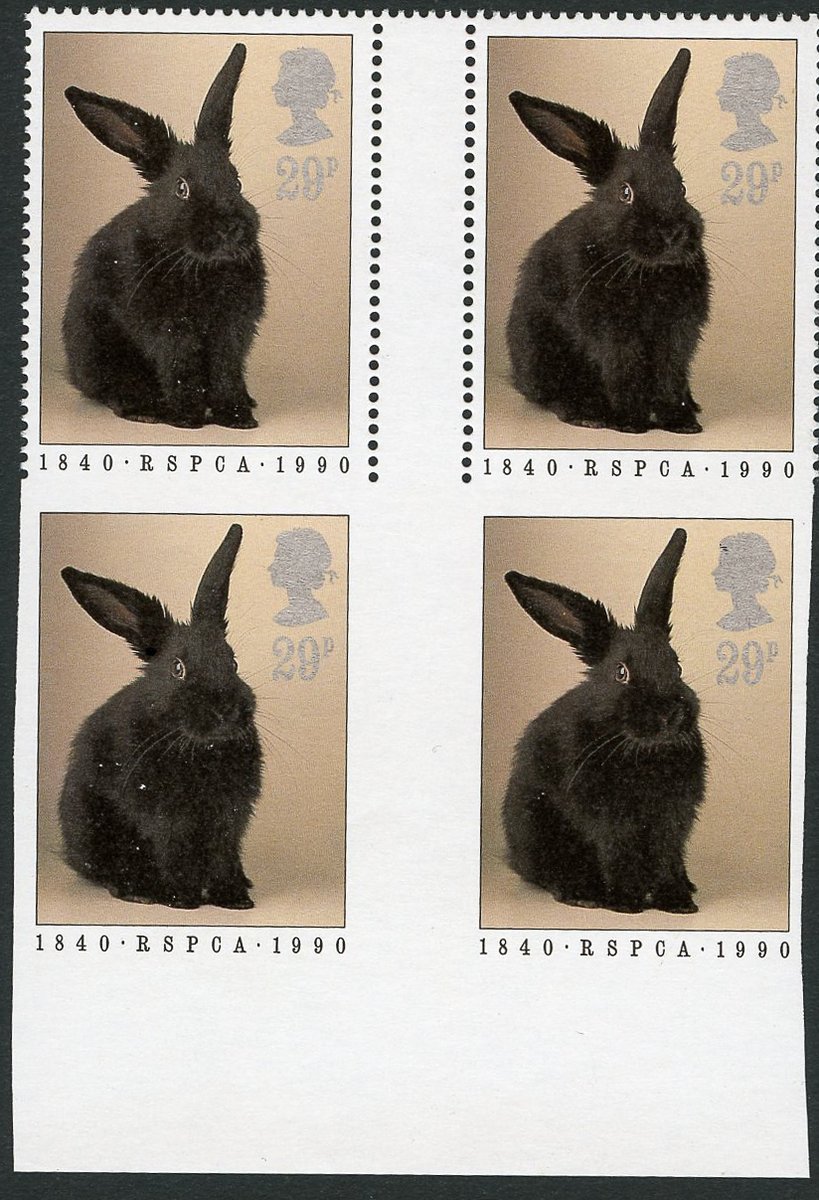 RegalStamps's tweet photo. Check out our latest shop addition - 1990 RSPCA 29p Rabbit Imperforate Corner Block - Click here to view it in our store...https://t.co/ieFKI28qW5
#RareStamps #StampErrors #StampCollecting #Philately #NewStampAlert #StampC https://t.co/ao3P27g7PN