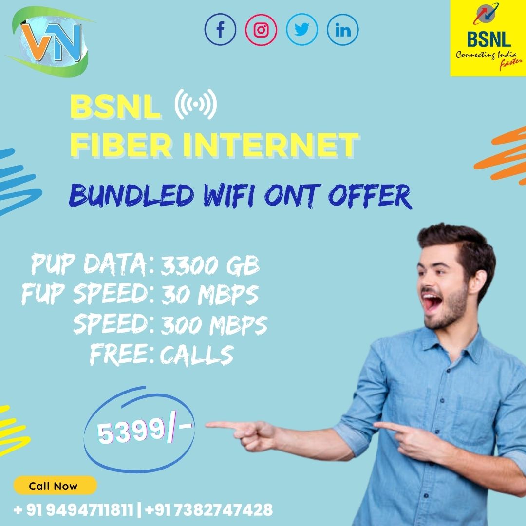NetworksVisakha's tweet photo. Fibre Basic Plan Speed: 300 Mbps Fup Data: 3300GB Fup Speed: 30Mbps Calls: Free
Bundled Wifi Ont Offer Annual Charges 5399/-
Call us:+91 9494711811, 7382747428, 8500269970
#visakanetworksinvizag #speedtest 
#solublefibervizag #highfiberinvizag #internetspeed https://t.co/As5t56Urtp