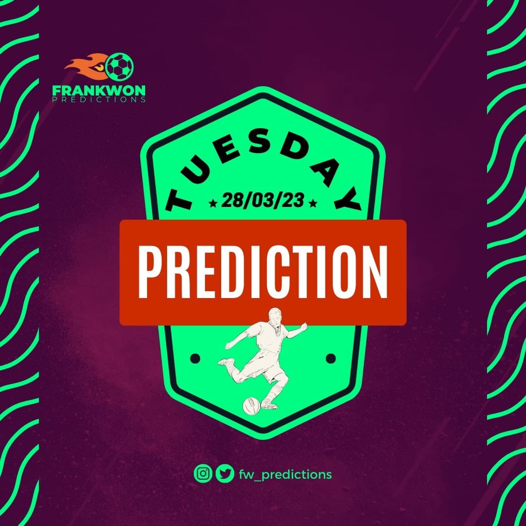 FW_Predictions's tweet photo. Join the winning team with Frankwon Predictions, where daily free odds and exclusive premium packages give you the edge in football game predictions.

Follow the link below to join https://t.co/t9b61KXTJK https://t.co/7PM1QMlgoY