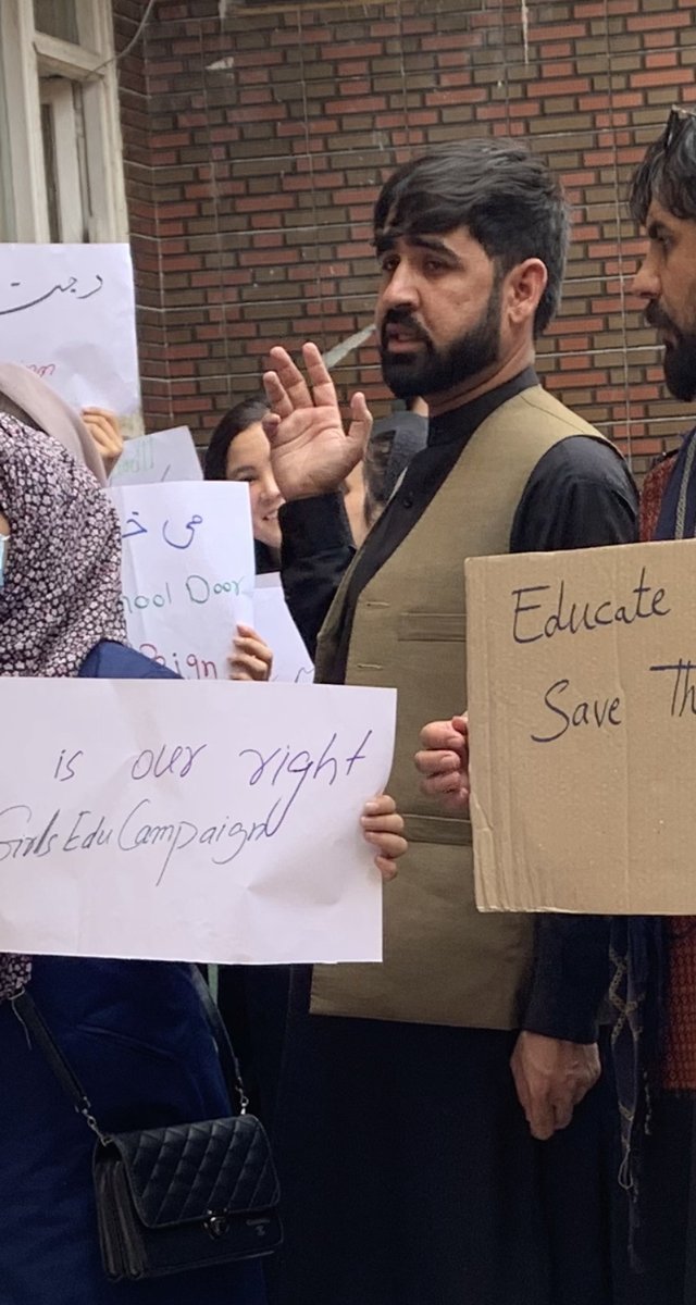 PetersmannS's tweet photo. "It's our responsibility. It's our country. We want to build it again. Education is our basic human right. It's our Islamic right", @matiullahwesa told me last year. Yesterday, Taliban arrested the activist who so passionately campaigns for the education of ALL Afghan children. https://t.co/K1QtOgZNk2