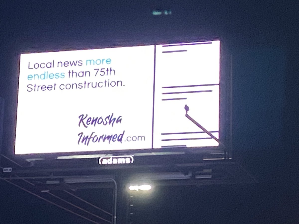 myvlogjourney's tweet photo. @Eccentech @KenoshaInformed Just happened to drive past it omw home. https://t.co/QRQbllGM7R