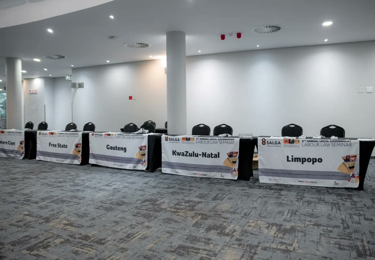 SALGA_Gov's tweet photo. Day two: 5th Annual Local Government Labour Law Seminar hosted by SALGA on the 27 - 28 March 2023, themed "Unpacking the Municipal Sector Productivity Challenge and Possible Solutions within a Labour Relations Context".
#InspiringServiceDelivery
#LGLabourLaw
#LGLL
#Asisho https://t.co/GtDzIej9JX