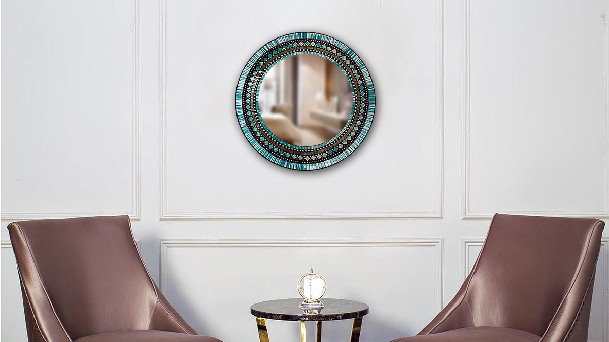 homegift_wareH's tweet photo. This unique 24" accent mirror reflects the beauty of your home decor for years to come. Shimmering Glass Mosaic Tiles are laid on a circular wooden base and surround a center mirror.
https://t.co/YkoGSYCE82

#handcrafted #decor #handmade #decorativemirror #walldecor #shopping https://t.co/ilQtZ46ZKG
