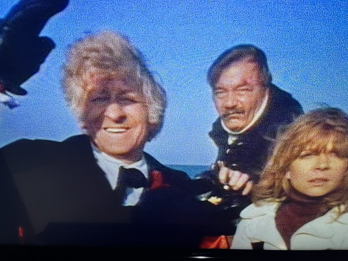 NottmTARDIS's tweet photo. “Jo and the Doctor visit the Master, , now safely locked up in an island prison. Or is he?” It’s a brand new adventure. It’s episode one of The Sea Devils on today’s #DailyWho #RunningThroughCorridors https://t.co/9jI3UwpfgP