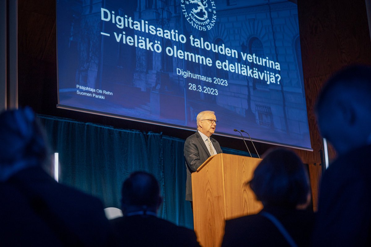 DVVfi's tweet photo. Digitalisaatio on mullistanut maksamisen. Digitaalisen euron selvitystyö on pitkällä 💶

Kansallista varautumista maksamisen kyber- ja hybridiuhkiin on vahvistettu. Lisäksi me kaikki tarvitsemme uudenlaisia taitoja hallita omaa talouttamme, muistuttaa @ollirehn

#Digihumaus https://t.co/fJa9TipSSU