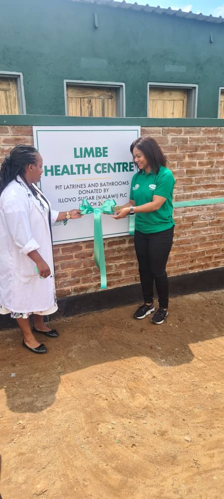'We are proud to hand over these brand-new bathrooms and toilets to Limbe Health Centre, worth MK9.2 million. This donation from ISM will go a long way in providing first line preventive measures against the spread of cholera by enhancing the level of hygiene at the clinic.