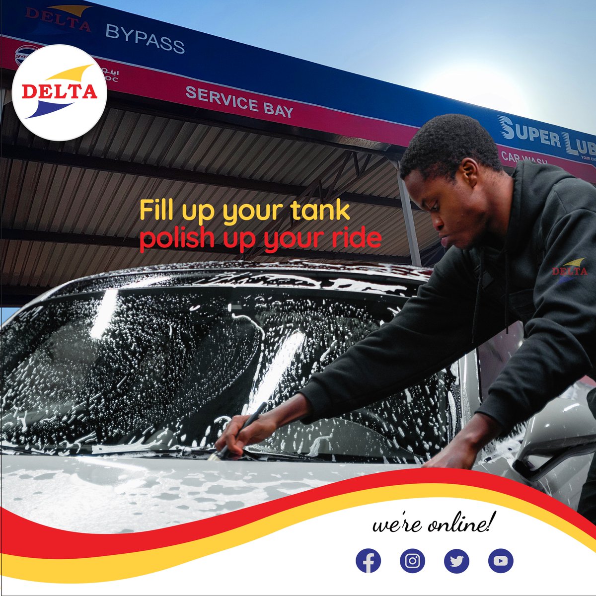 delta_stations's tweet photo. Yes you can have it all – a full tank and a clean car. Delta Service station where ultimate convenience meets quality service.
#DeltaPetrolStaation
#FuelUpAndShineOn
#CarWashingServices
#QualityService https://t.co/Z98PQEQsSl