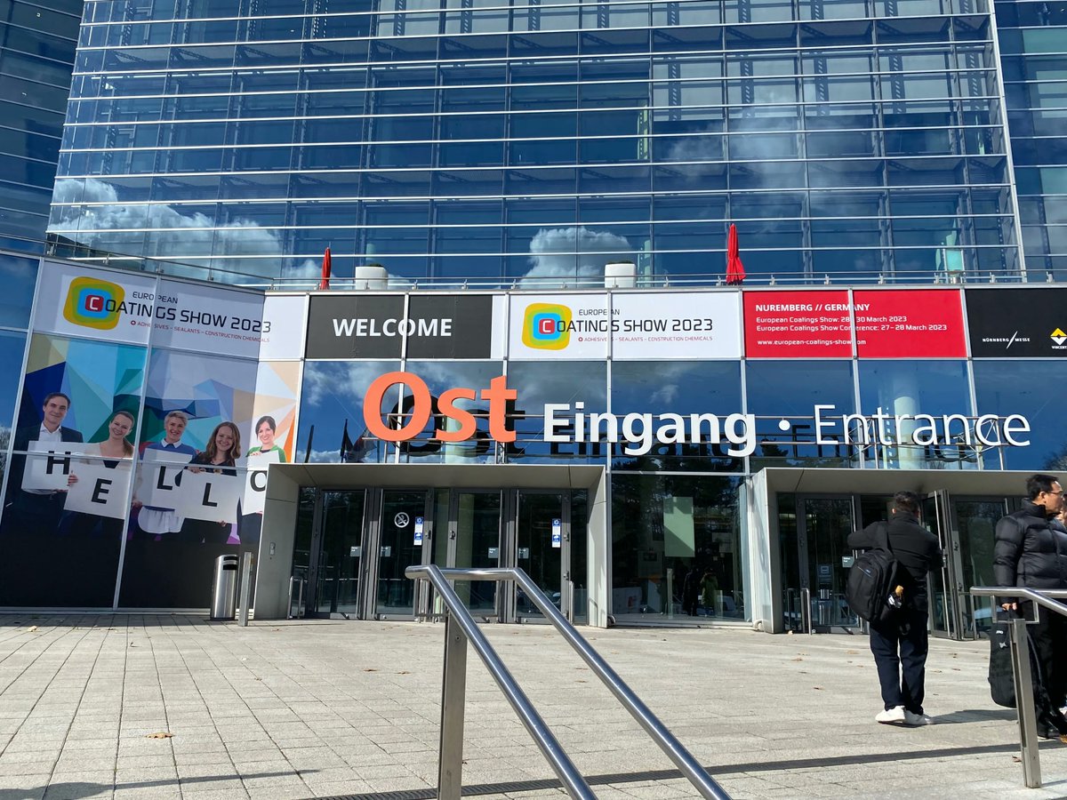 Finally, the wait is almost over – #ECS2023 are about to start! ⏰
#ecs2023 mood ✨and full of anticipation for the next days. We can't wait to see whats in store and it now remains for us to say: WELCOME 🤍 to the 👉European Coatings Show 2023 in Nuremberg 👈
 #europeancoatings