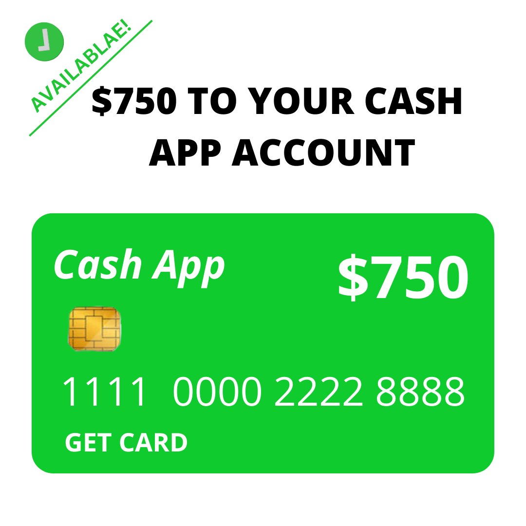 giftc24's tweet photo. $750 Cash App Account Receive 
inbox me or comment 
.
.
#cashapp #cashappfriday #cashappme #cashappflip #cashappgiveaway #cashappflipss #cashappmoney #cashappbae #cashappready  #cashappchillfriday #cashappblessing #cashbackapp #giftcardlatest #giftcardlatest https://t.co/1GcCVEnzIQ