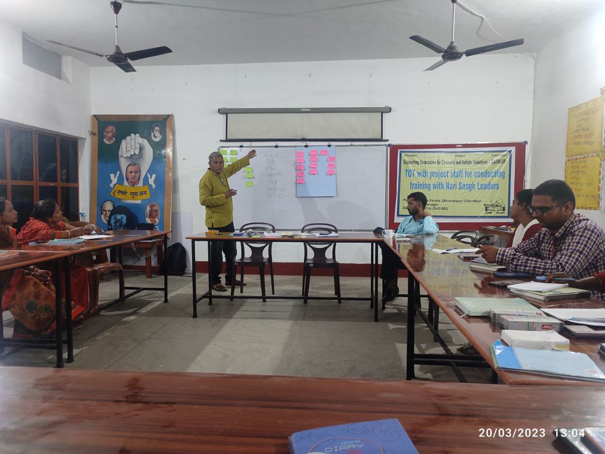 sathi_up's tweet photo. SATHI-UP organized Six days of Training for Trainers with ERW project staff. https://t.co/kErO95RpSb
