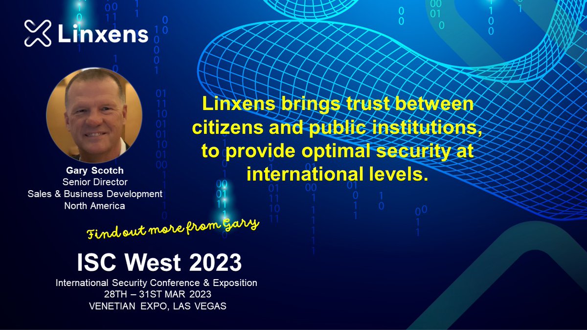 <a href="/Linxens/">Linxens</a> brings trust between citizens &amp; public institutions to provide optimal security internationally. <a href="/Gary/">Gary Elliott</a> Scotch will visit <a href="/ISCEvents/">ISC Security Events</a> to share smartcard solutions for the #security industry application.

Alternatively, visit us @ ow.ly/KGlL50NpWPw
#LinxensInside