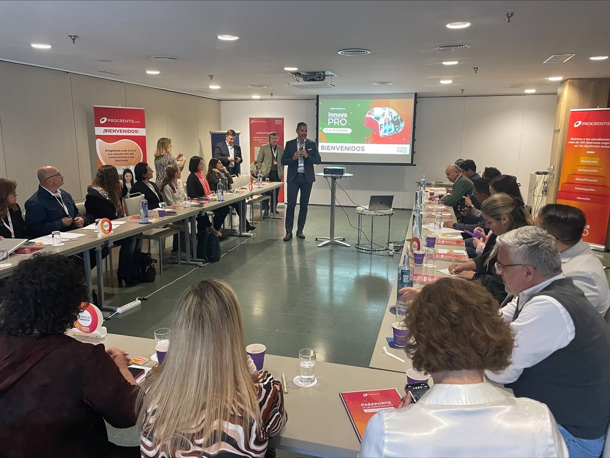 EIMlearning's tweet photo. 🆕 Ayer en #InnovaPRO @Progrentis. Experiencia única para conocer a directores de instituciones educativas de toda Iberoamérica. Asistiremos hasta el día 30, donde disfrutaremos de expertos como @EMILIOTORRESEDU, @_Sirolopez_ , Begoña Ibarrola, @lepetitpan y José Ramón Gamo. https://t.co/CtyU92PXZR