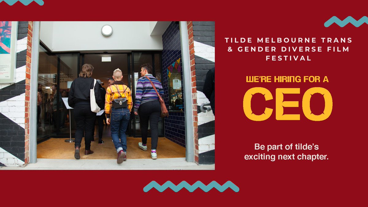 tilde is hunting for the new position of CEO right now! Wanna use your incred. organisation & mgmt skills to lead the return to the face-to-face festival circuit? Do you think trans and gender diverse representation is 'grouse'? Learn more & apply: ethicaljobs.com.au/members/tilde/…