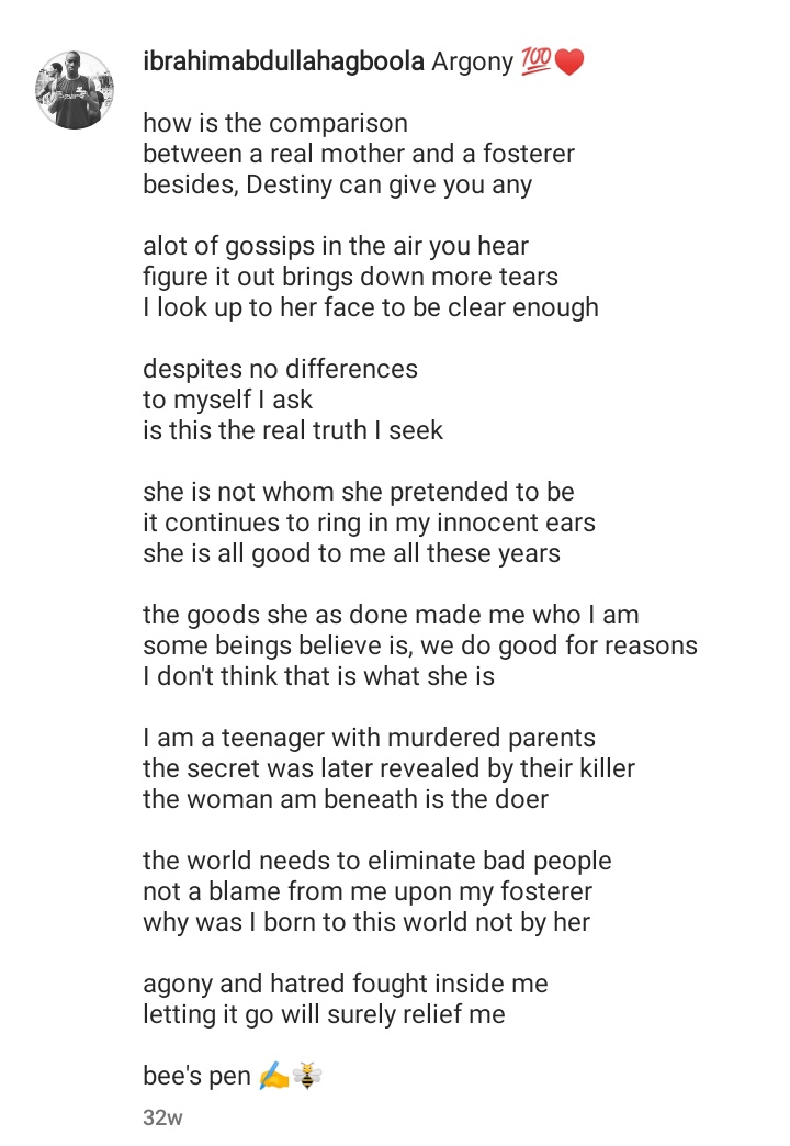 Callme_Abuskid's tweet photo. A poem my me
Agony 😶
#peot
#poem
#AmericanIdol https://t.co/fnYgGAWnMT