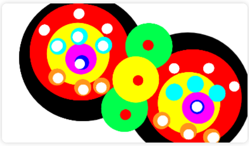-These colorful circles looks so abstract. I see an eye-like monster!
- Aww thanks for congratulating me! Your Klonoa drawing is really cool <3
-You've found all the chaos emeralds! Now Domestic can turn super :D