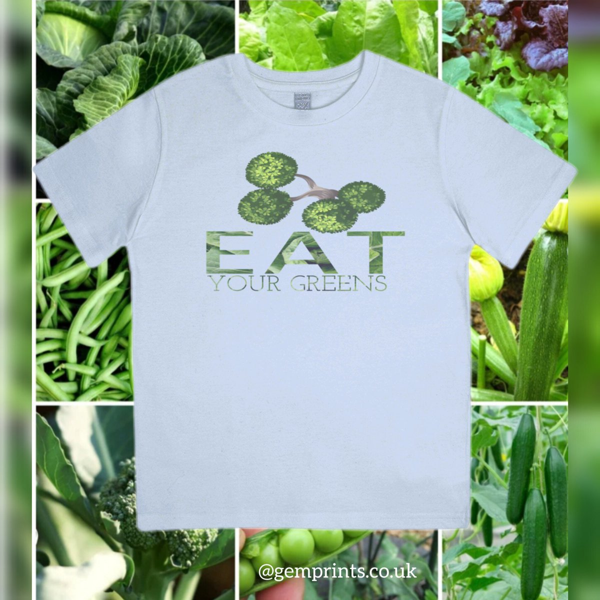 Classy 100% Organic T-Shirt for Children #organictshirts #eatyourgreens #healthcare4all #healthy #healthylifestyle #childrenfashion  gemprints.co.uk/index.php/prod…