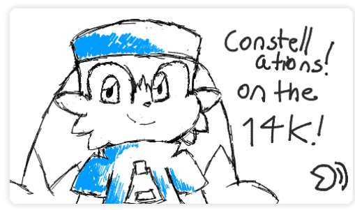 -These colorful circles looks so abstract. I see an eye-like monster!
- Aww thanks for congratulating me! Your Klonoa drawing is really cool <3
-You've found all the chaos emeralds! Now Domestic can turn super :D