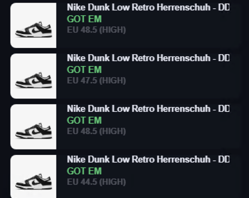 Success by a Member | Cook soles with your mates! #Solemates #solem8s #success #sneakerheads #german #cookgroup