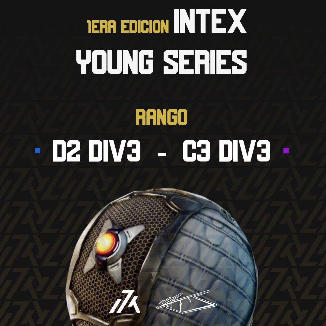 • #IntexYoungSeries 1️⃣🏆

Gracias a la Colaboración de <a href="/BetuzG/">NRG_Lighthing</a> nos Complace Anunciar la Primera Edición de las Young Series 🔥

🏆 discord.gg/xRMuKDaEYD