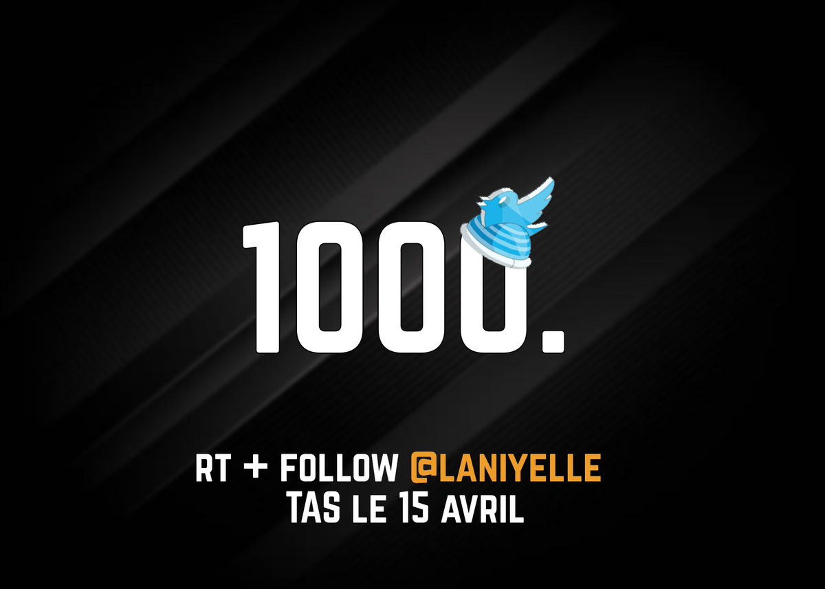 laniyelle's tweet photo. Vous êtes 1000 sur la chaîne mais il n'y aura qu'1 gagnant.

Grâce à toutes l'équipe @DOFUSfr (encore merci ❤️) j'ai la chance de pouvoir vous faire gagner un Caskwitter.

🔴 RT + Follow @laniyelle 

TAS le 15 avril, pendant l'Event des 1000 https://t.co/LaV87BPwut