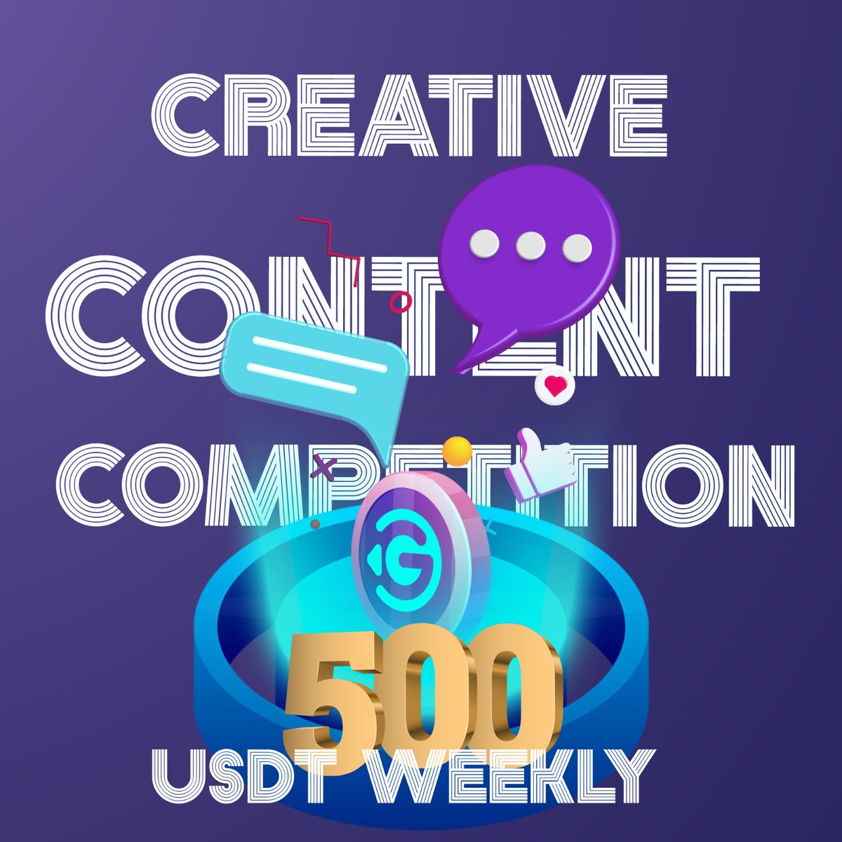 "For the next three weeks, we will be giving away $500 in USDT to the most creative content creators for the Gafala game on social media. Get creative and stand a chance to win $500 by creating any of the following: a video, poster, comment, retweet, or animation. #Gafa #Gafala