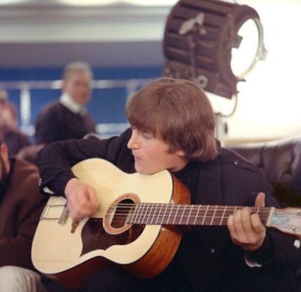 ToursBeatles's tweet photo. April 1965, filming Help! at Twickenham Studios #TheBeatles #sixties #twickenhamstudios #beatleslondon https://t.co/vaEAaDtcI2