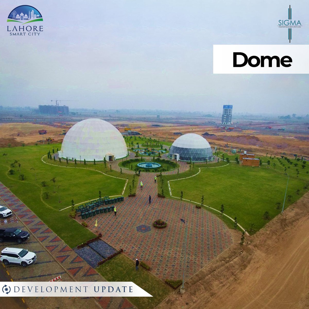 sigma_property's tweet photo. The development work is rapid in Lahore Smart City. YOu can see glimpses of Mediterranean Villas, Connector Road, Service Road, Cricket Ground, Underpass Railway line, Mosque, Dome, Flower Park, and Mian Boulevard.
#LahoreSmartCity #SmartCity #LSC #Lahore #electricvehicles https://t.co/pWDDjxzSJw