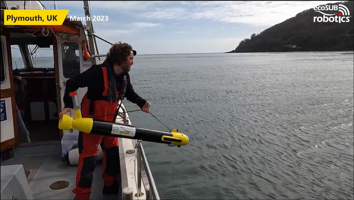 EcosubL's tweet photo. We had a productive week in Plymouth fine tuning some of the new capabilities of the latest ecoSUB vehicle, culminating in successful training &amp; acceptance testing with the Royal Navy. 

https://t.co/EH9vzvlPAp

Visit us @OceanBusiness to find out more. https://t.co/F6Oe6A1Ed6