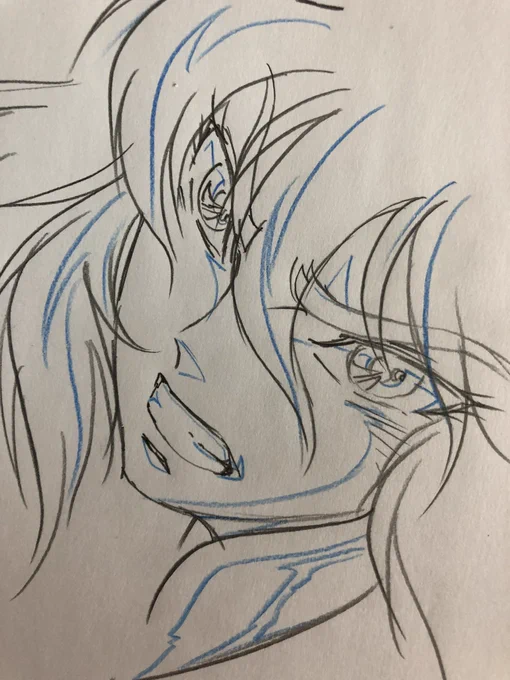 何かの練習絵が出てきた 